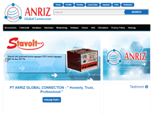 Tablet Screenshot of anriz.com